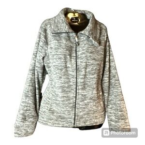 Calvin Klein Performance Gray Women's Zip-Up Jacket